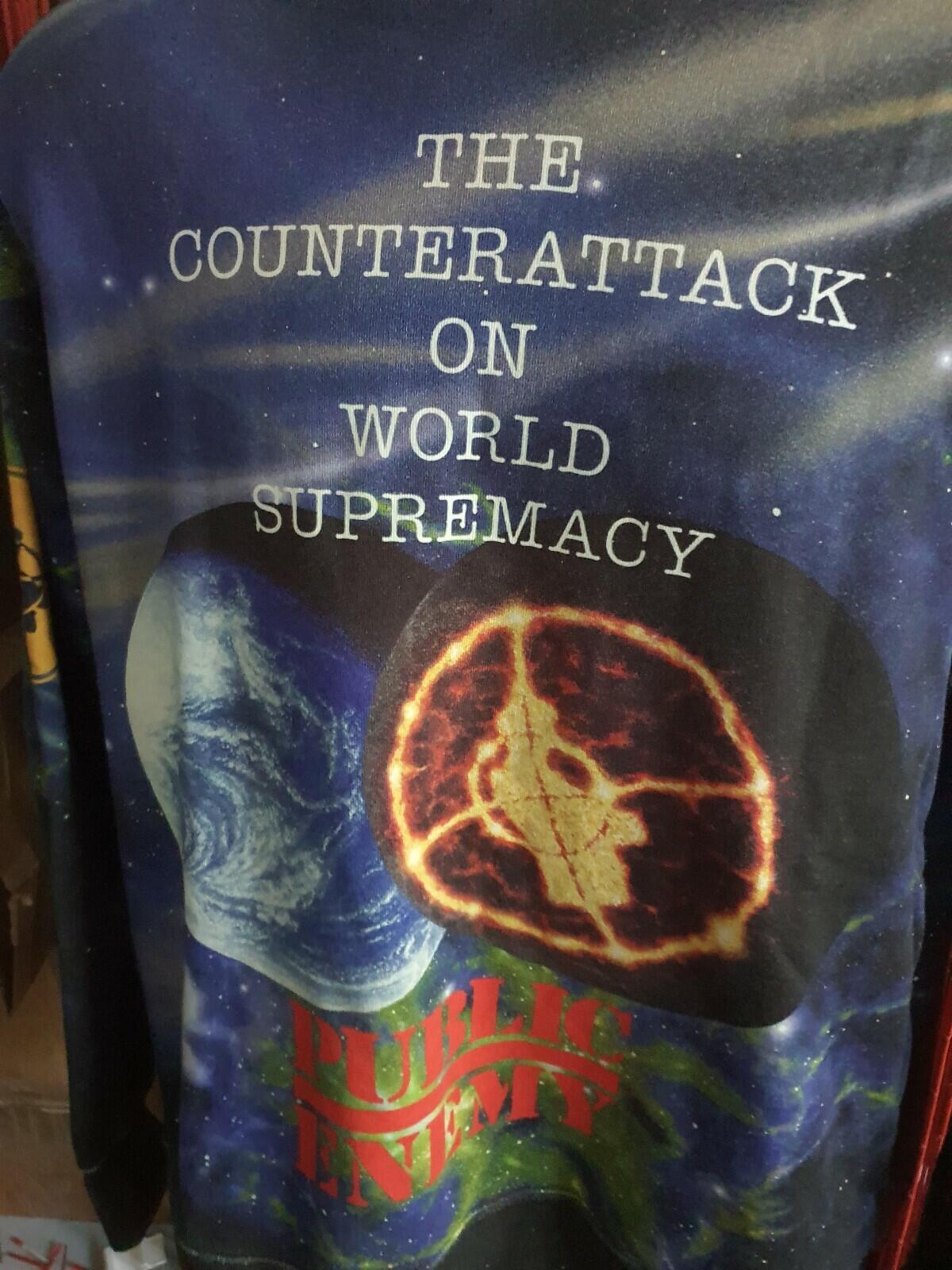 Supreme Undercover Public Enemy Fear of Black Planet Kapuzenpullover Größe M