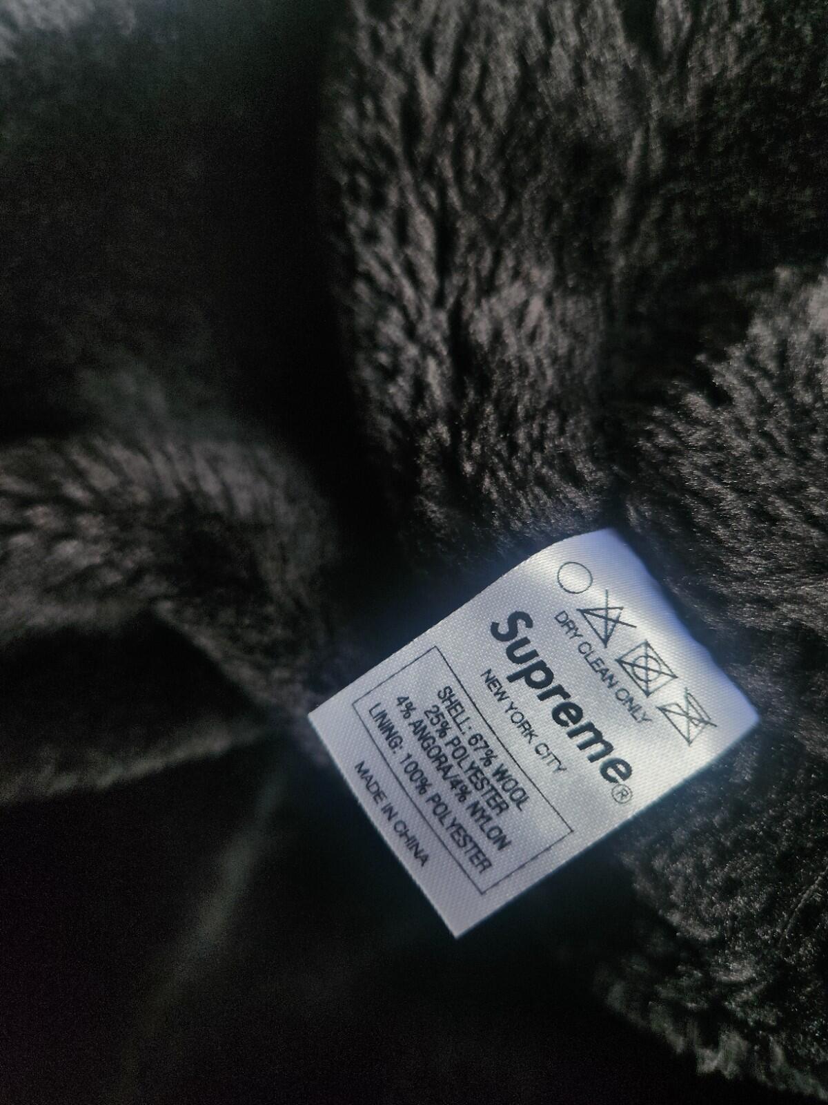 FW12 Supreme Pile Lined Shirt Grey Wool Size M