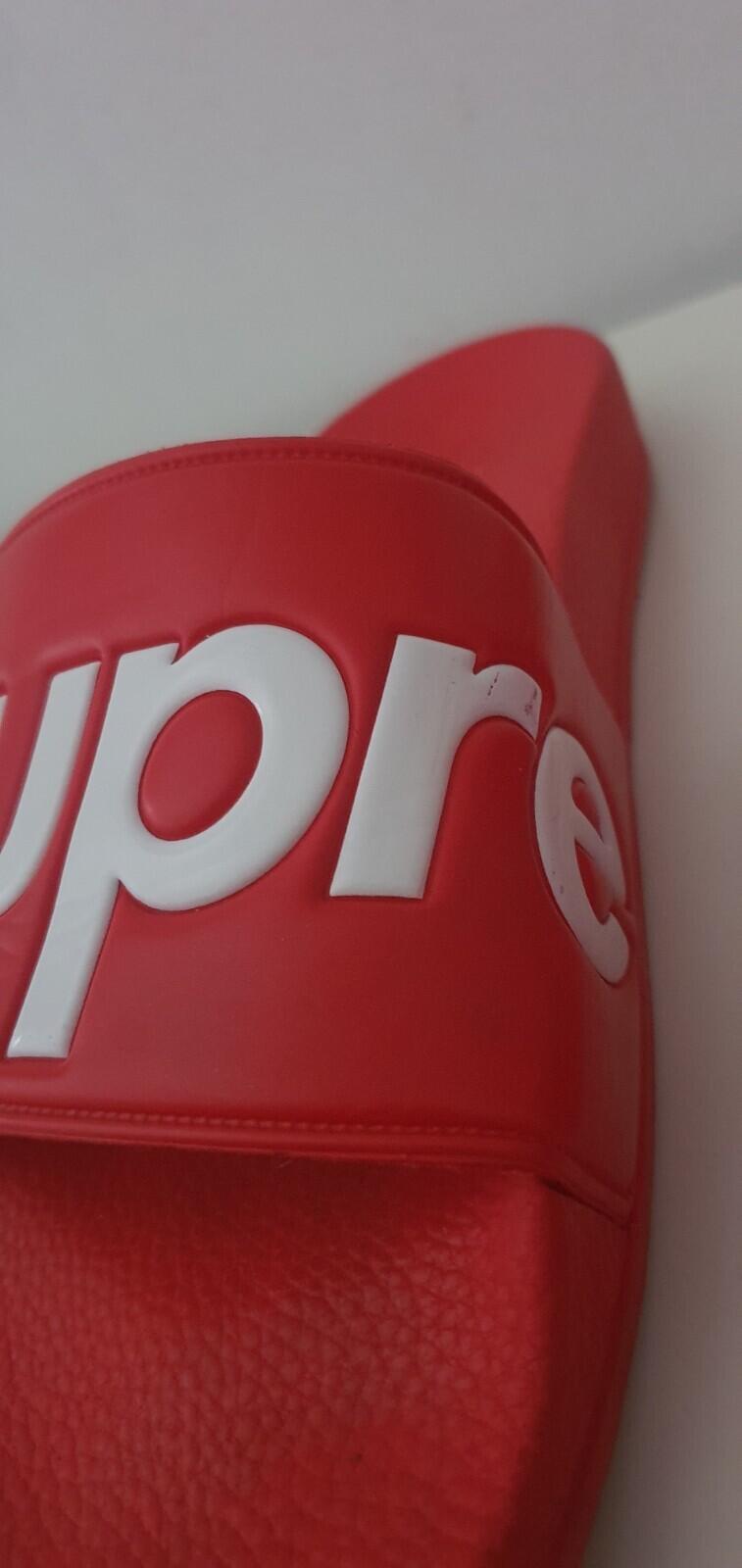 SS14 Supreme Sandalia Roja Talla UK 8 US 9 EUR 42.5