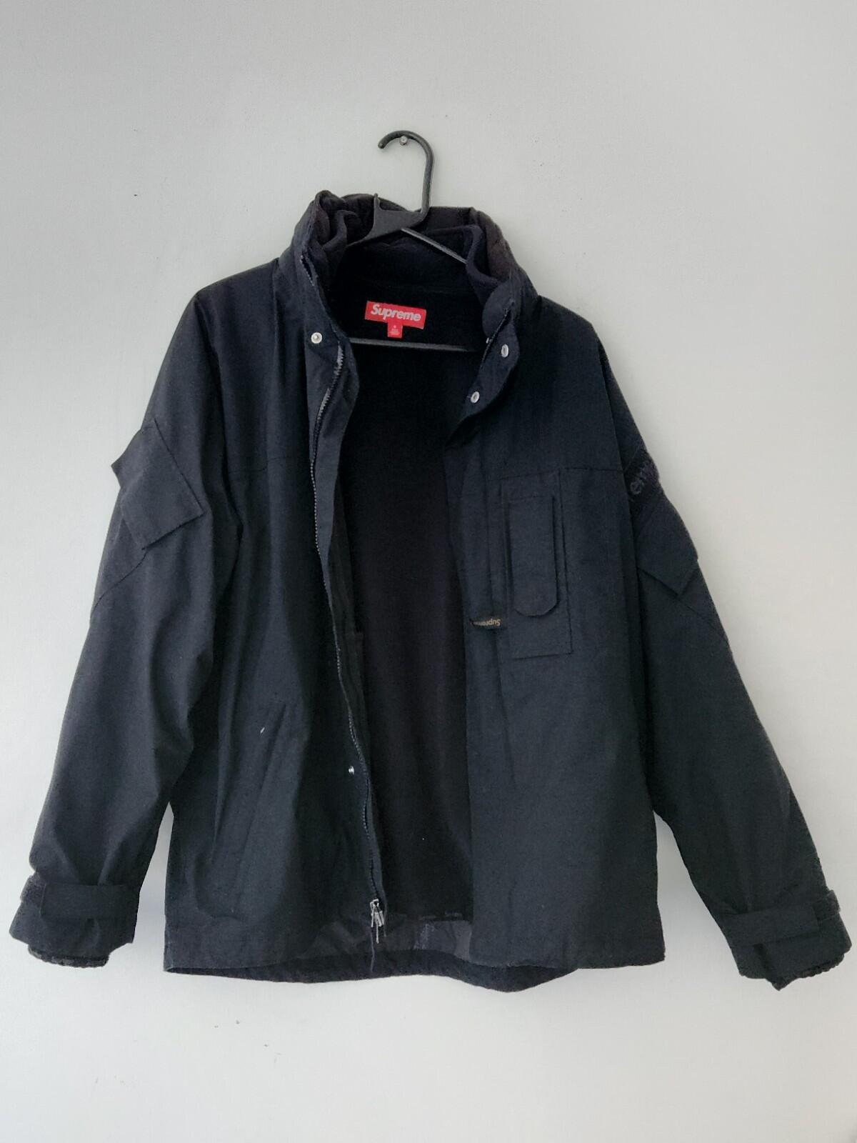 FW23 Supreme 2-in-1 GORE-TEX Polartec Liner Jacket Black Size S Waterproof