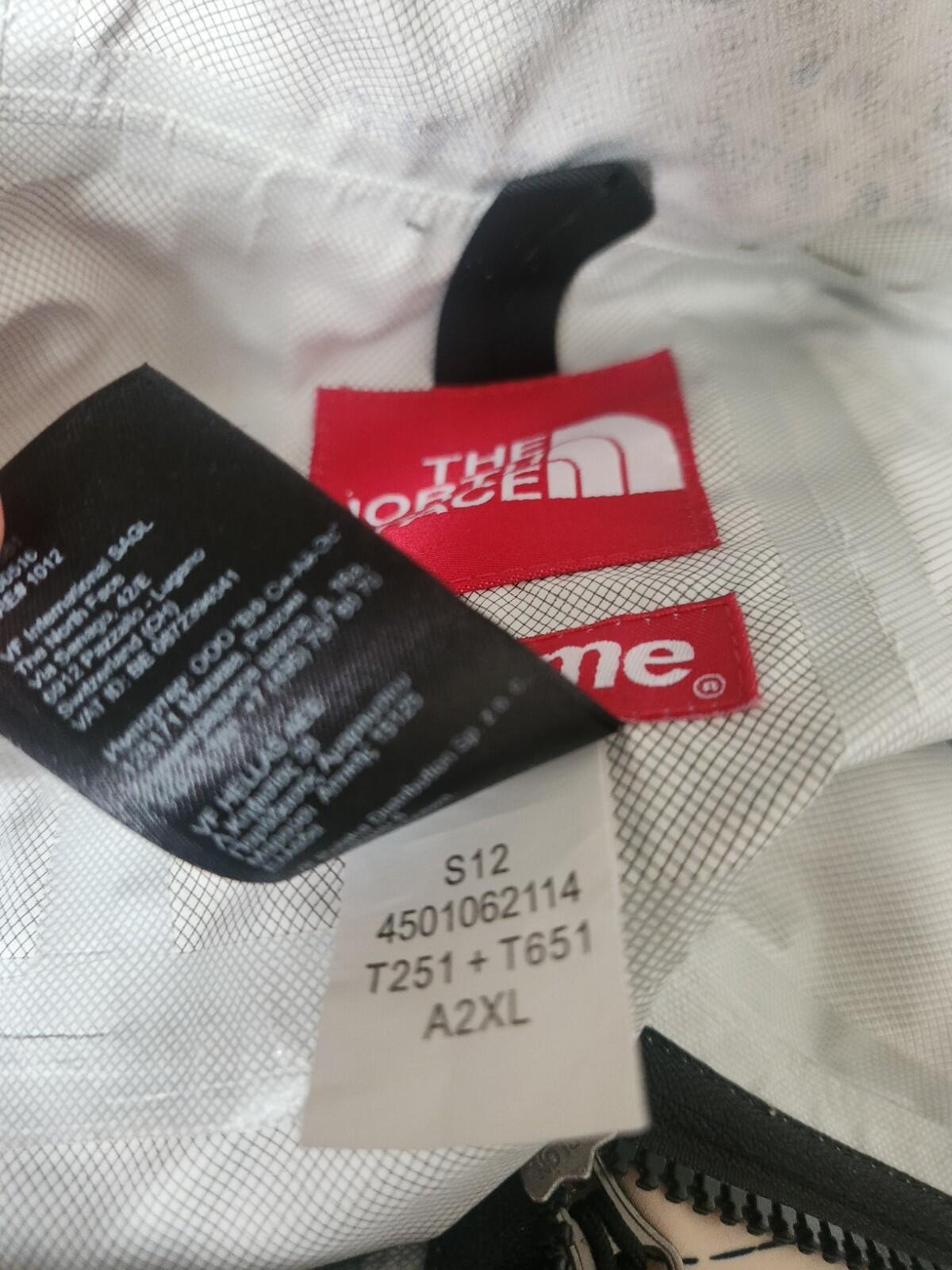 SS12 Supreme x The North Face Venture Jacket Tan Size M