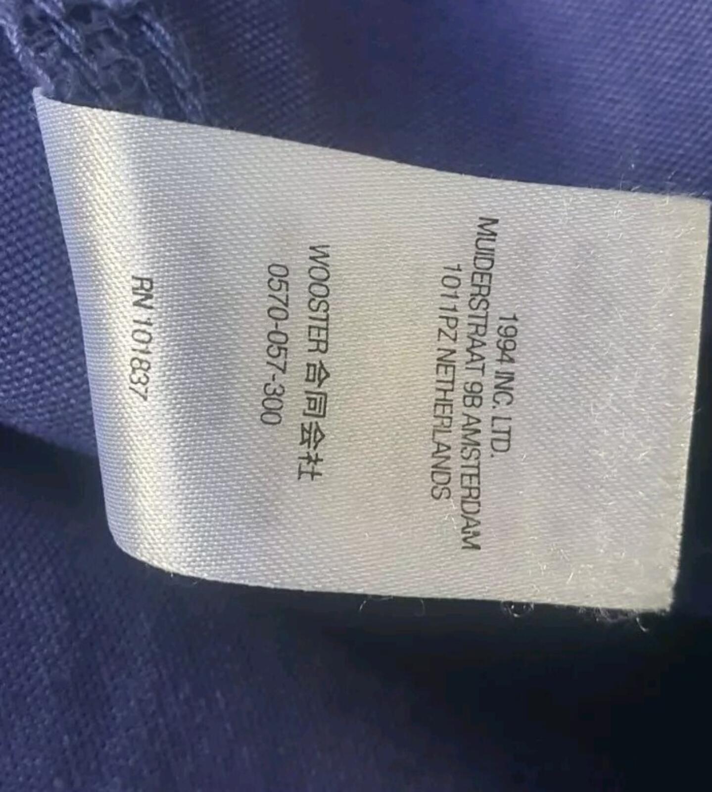 FW22 Supreme Cinch Cotton Pant Violet Size 32 M