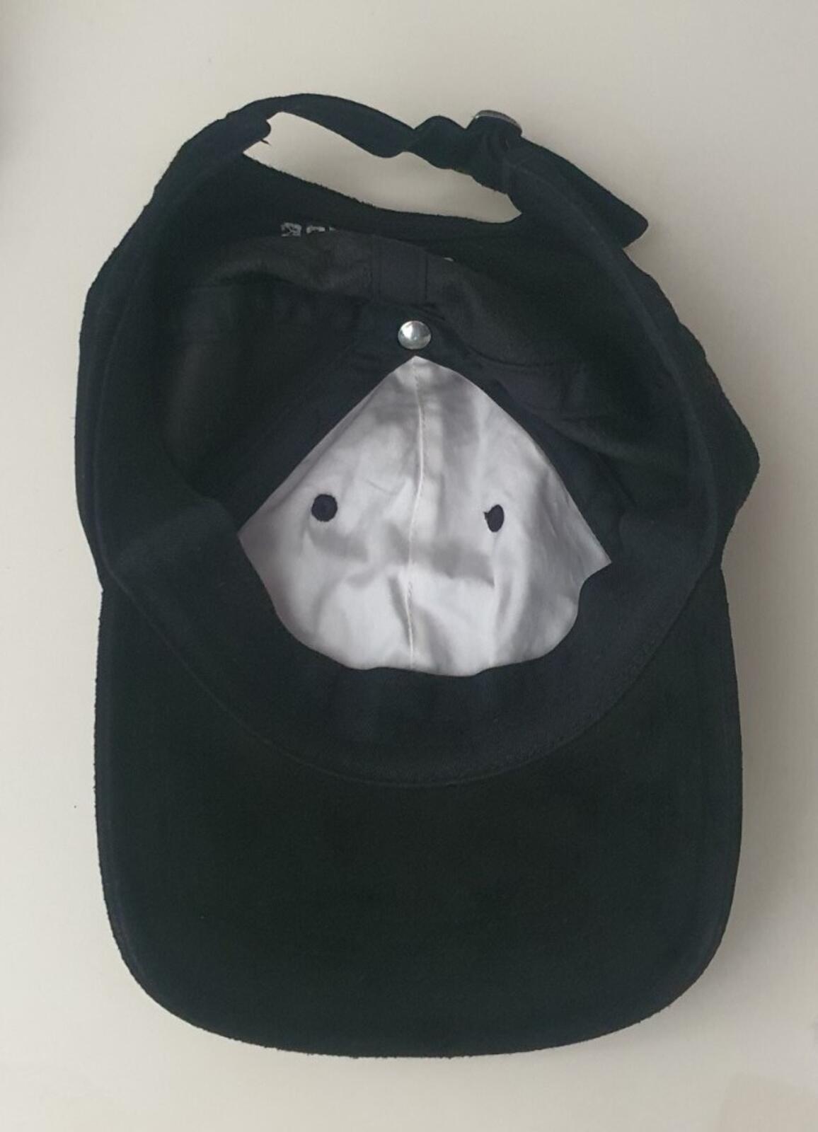SS20 Supreme Wildleder 6-Panel-Cap Schwarz Lederhut Paris