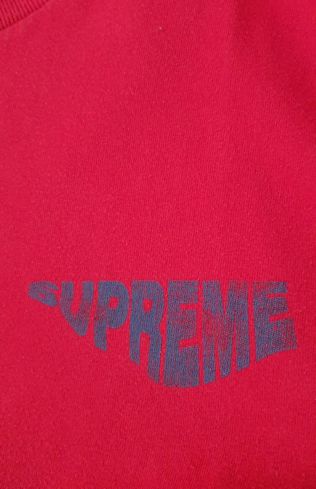 Camiseta roja talla M Supreme Cold World SS16
