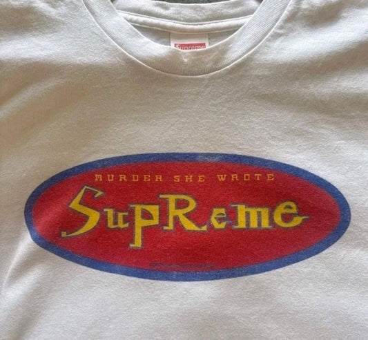 FW14 Supreme Murder She Wrote Tee Blanco Talla L