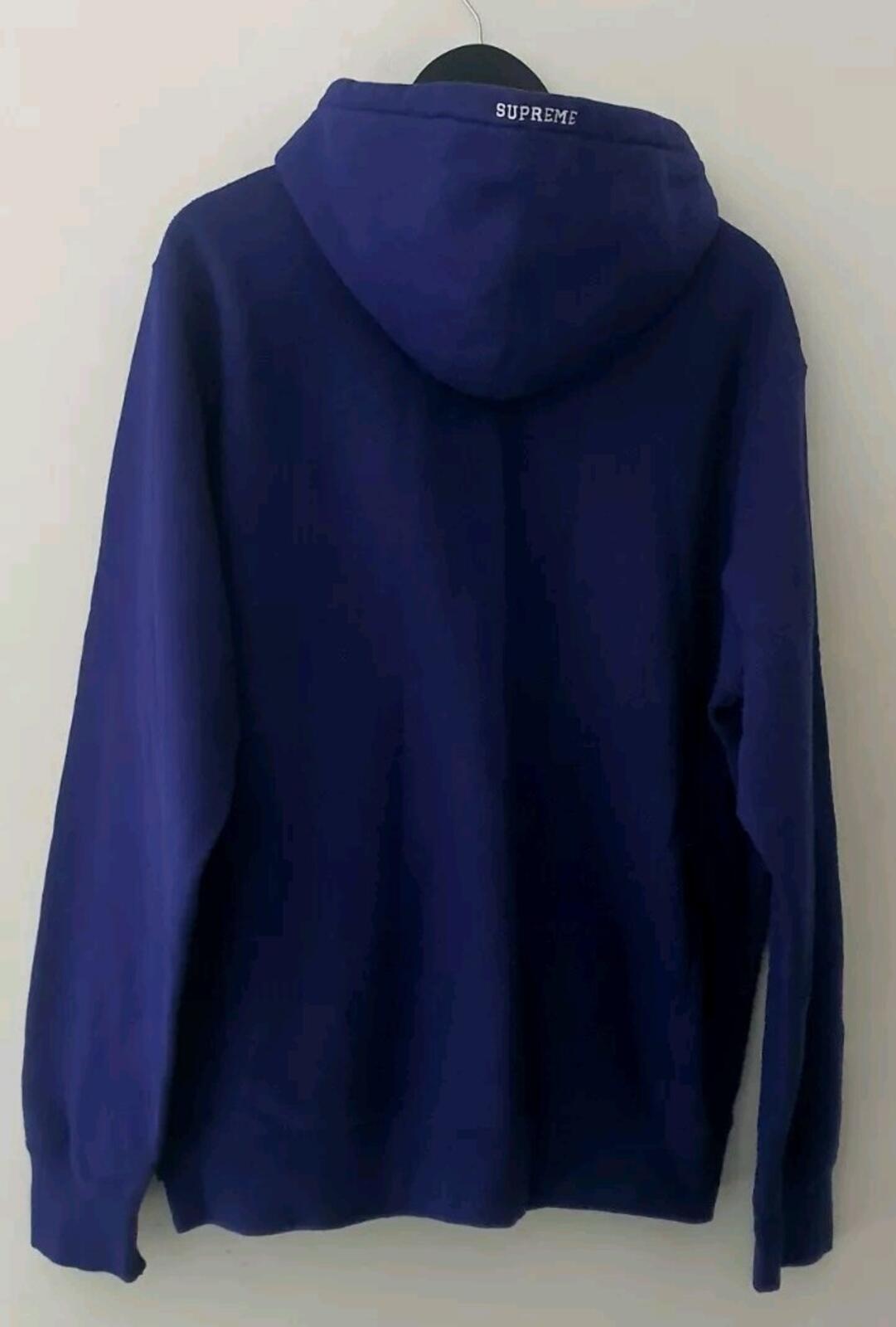 SS20 Supreme S Logo hooded sweatshirt size L Large Royal hoodie Blue