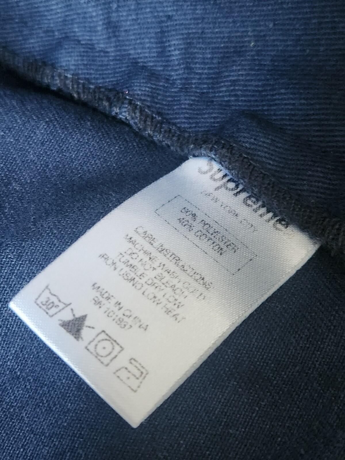 SS15 Supreme Work Pant Navy Trousers Size 32 W32 L32 Medium Pants