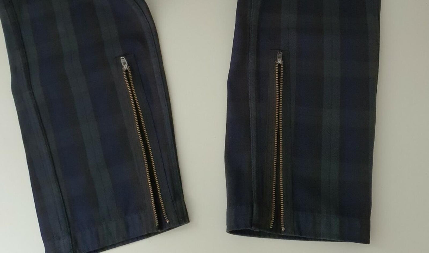 FW14 Supreme Flight Blackwatch plaid pant size 30 tartan trousers pants W30 L30