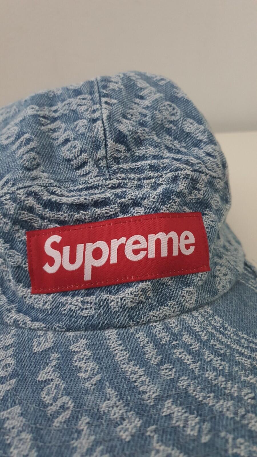 Gorra Camp Jacquard Supreme Circles FW21 Azul