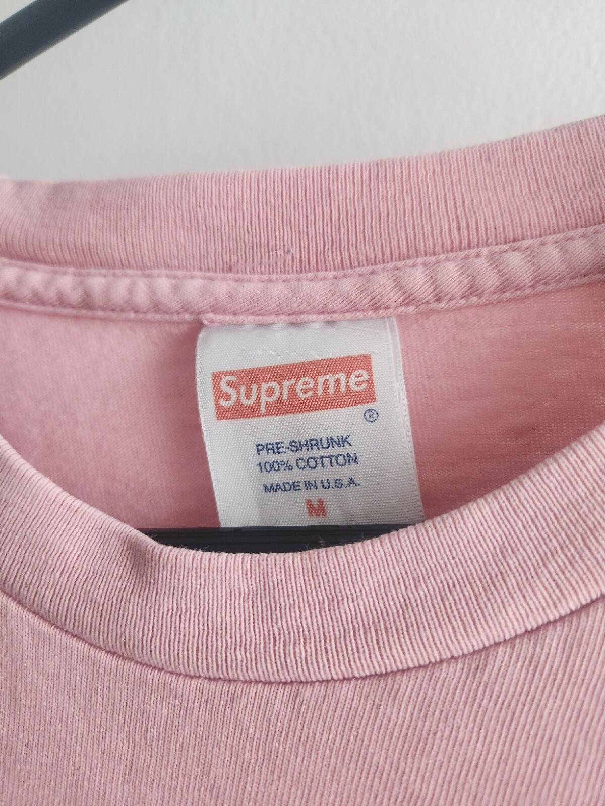 SS15 Supreme Daniel Johnston Tee Size M Medium Pink T-shirt Rare 2015 Vintage