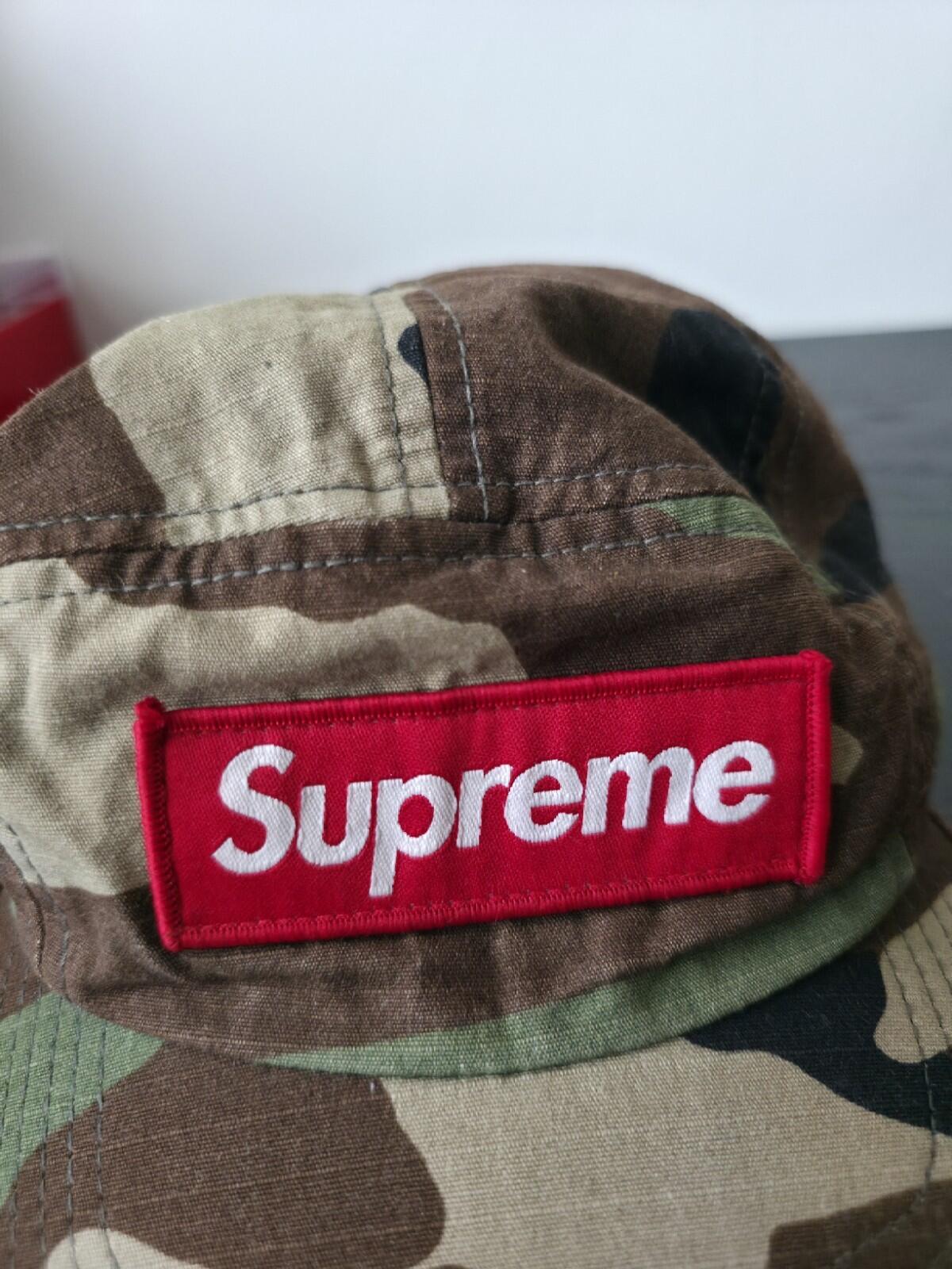 SS15 Supreme Ripstop Camp Cap Camo