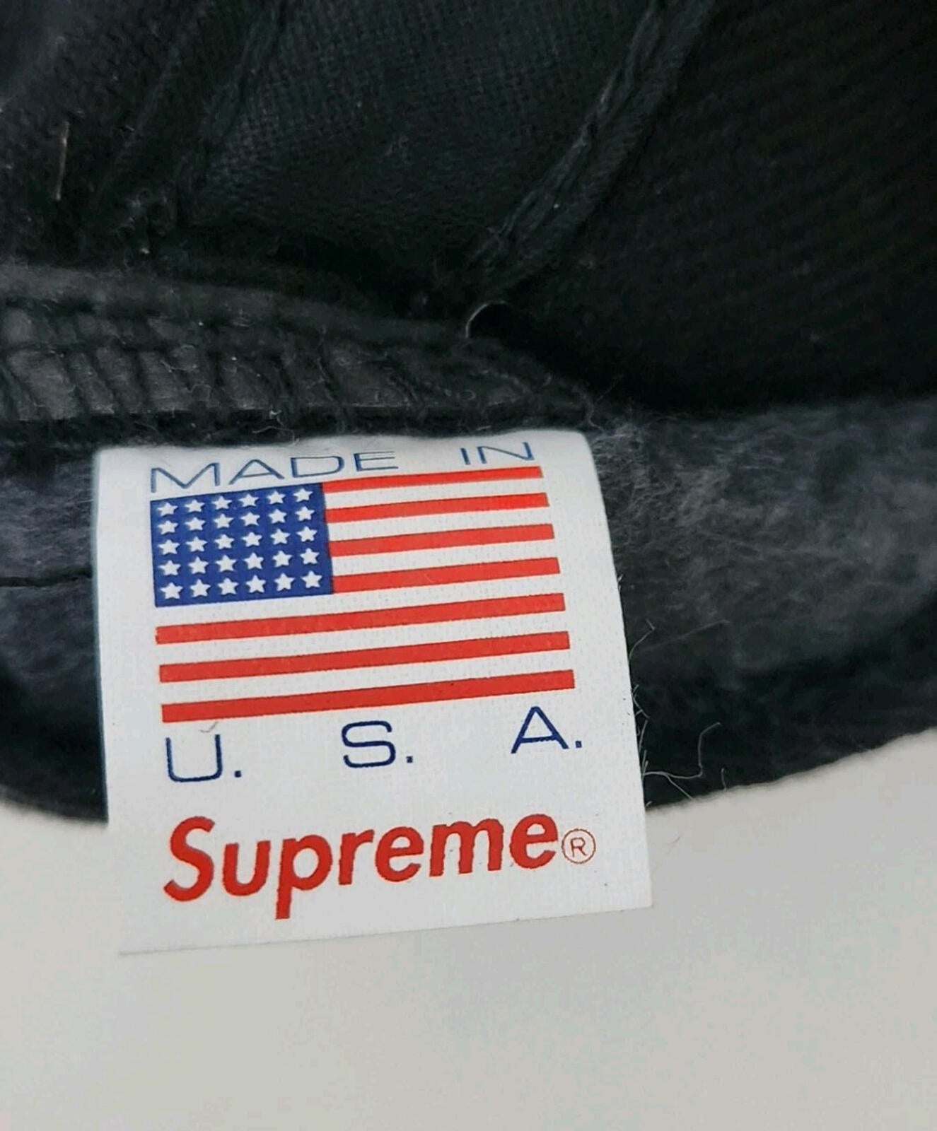 FW13 Supreme Banner 5-Panel Cap Schwarz ASAP ROCKY