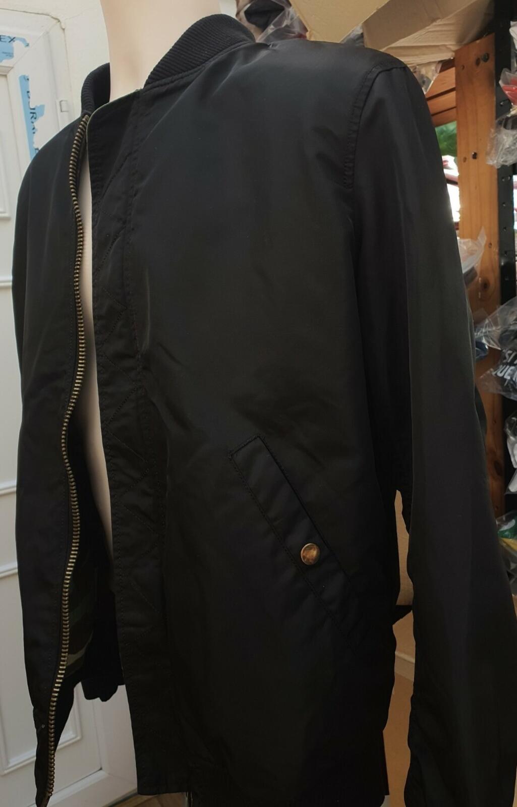 SS15 Supreme MA-1 Reversible Jacket Green Camo Black Size M