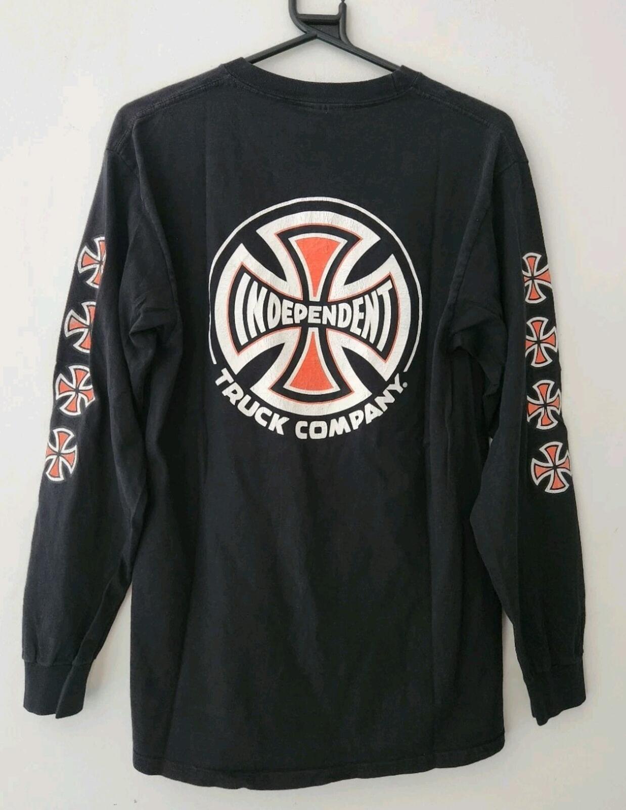 SS12 Supreme Independent L/S Tee M Medium Schwarz Langarm T-Shirt Vintage 2012