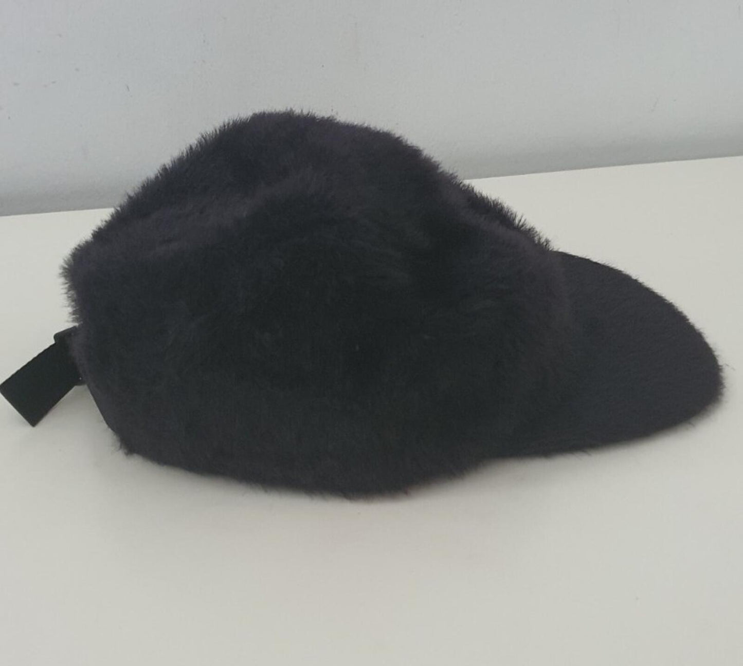 FW19 Supreme Faux Fur Camp Cap Black