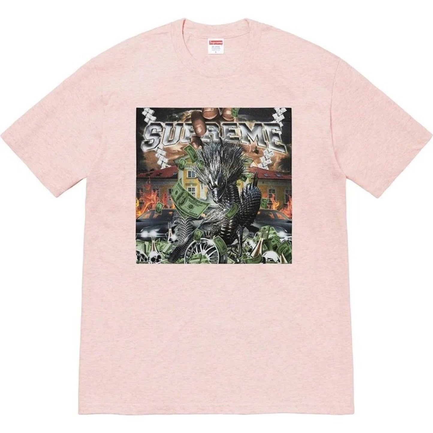 Camiseta Dragón Supreme SS20 Rosa Brezo Talla L