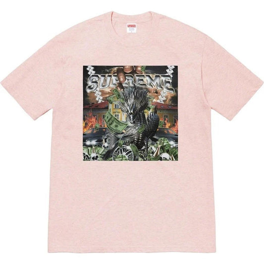Camiseta Dragón Supreme SS20 Rosa Brezo Talla L