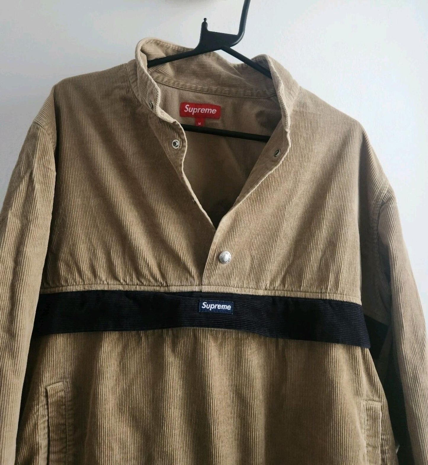 SS12 Supreme Corduroy Pullover Jacket Brown Size M