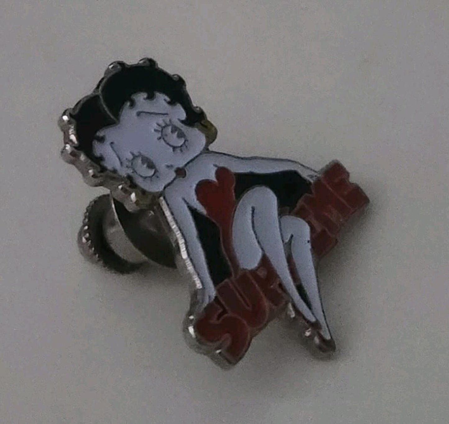SS16 Supreme Betty Boop pin metal badge rare Cartoon Character
