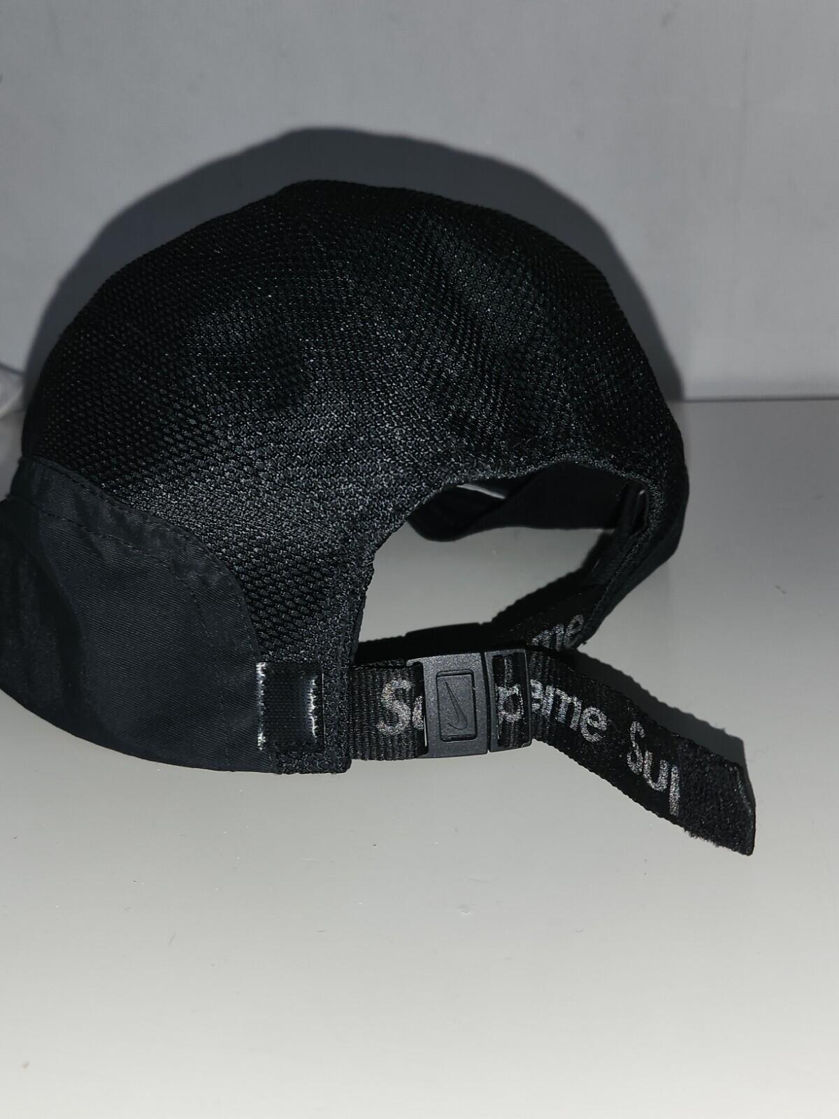 FW17 Supreme x Nike Trail running hat black cap 3M reflective Humara