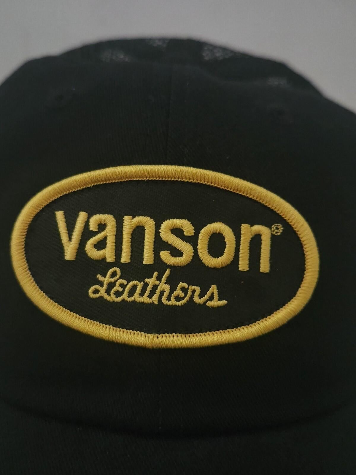FW24 Supreme Hysteric Glamour Vanson Leathers Mesh Back 6-Panel Trucker Cap Hat