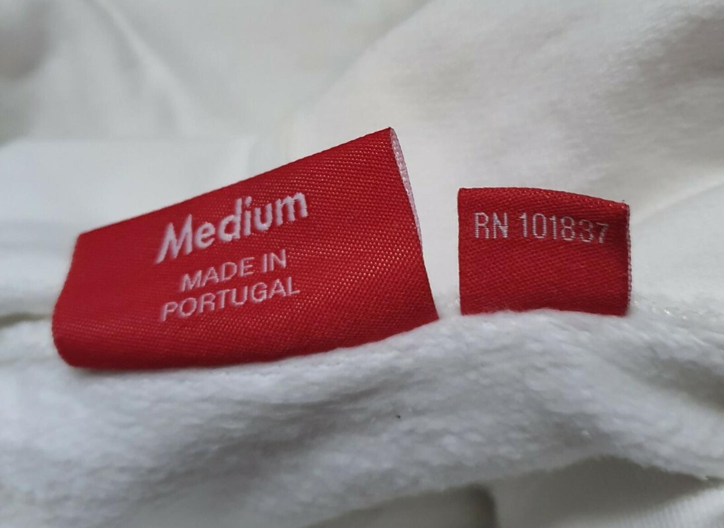FW18 Supreme Love or Hate white hooded sweatshirt size M medium hoodie