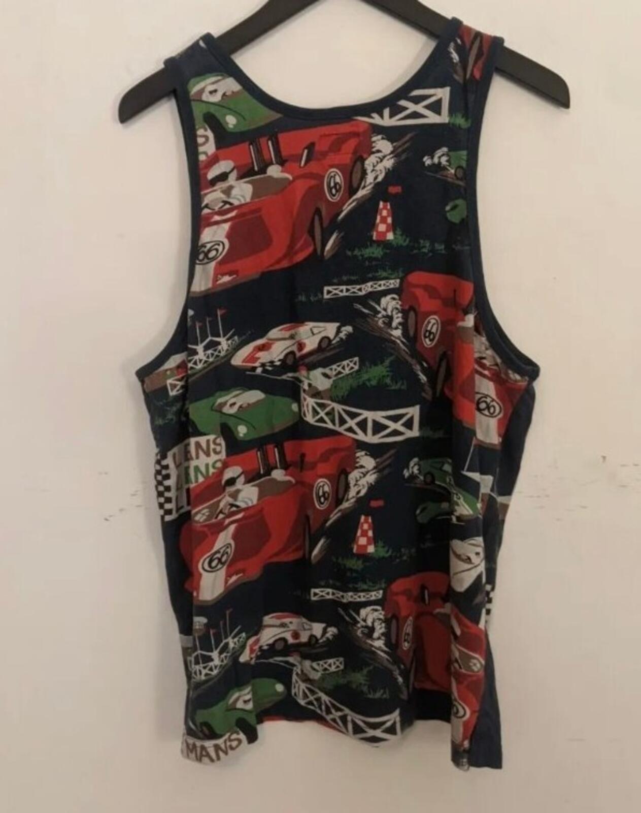 SS13 Supreme Le Mans Tank Top Vintage 2013 T-shirt Sleeveless Tee Cars Race