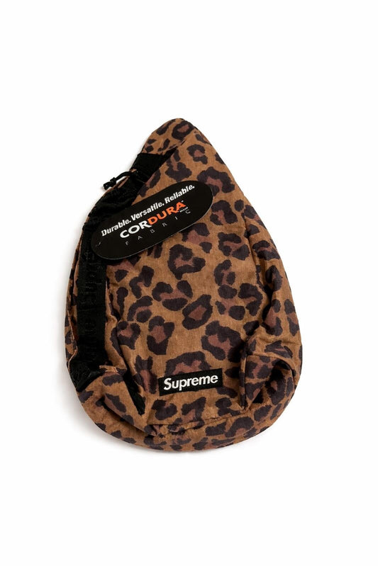 FW20 Supreme Sling Bag Leopard Water Resistant
