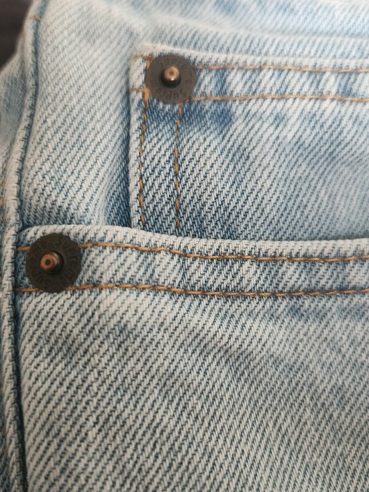 HW24 Supreme Slim Selvedge Jeans Stone Washed Größe 30 W30 L30