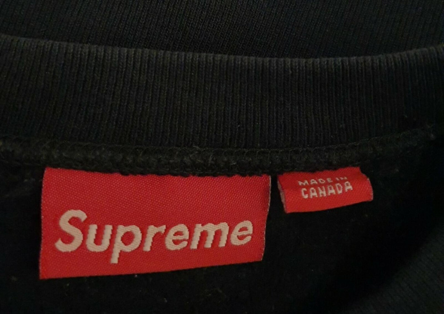 Supreme 2004 THVS Sweatshirt black crewneck M medium