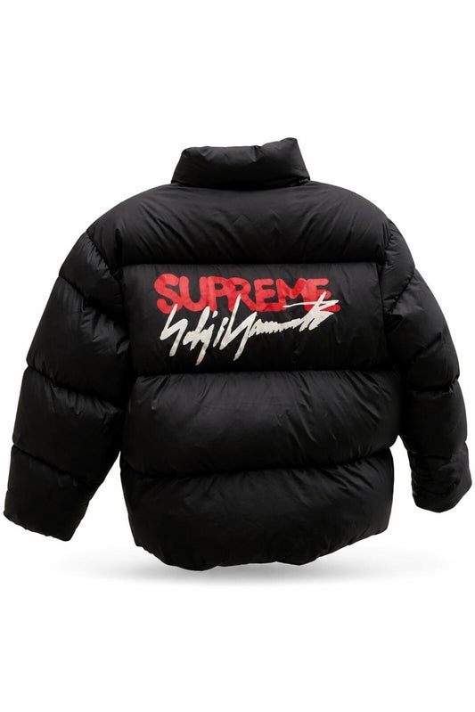 AW20 Supreme Yohji Yamamoto Chaqueta de plumón negra XL acolchada resistente al agua