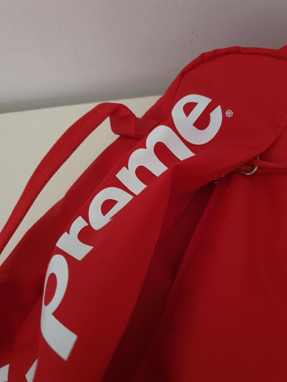 SS16 Supreme Shoulder Waist Bag Red