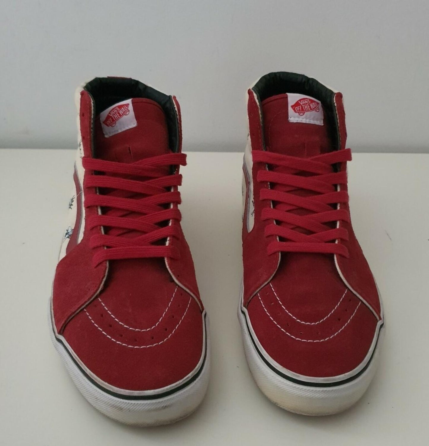 FW11 Supreme Vans SK8-Hi Pro Flies pack UK 9 US 10 EUR 43 Vintage burgundy