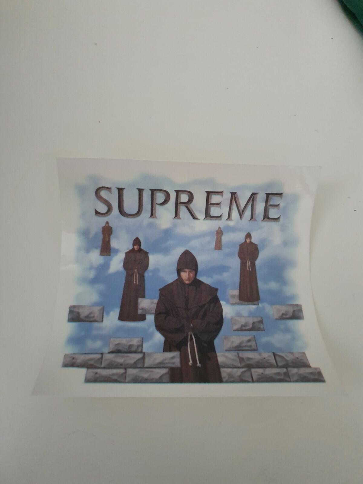 FW19 Camiseta Supreme Levitation Talla L Color pizarra
