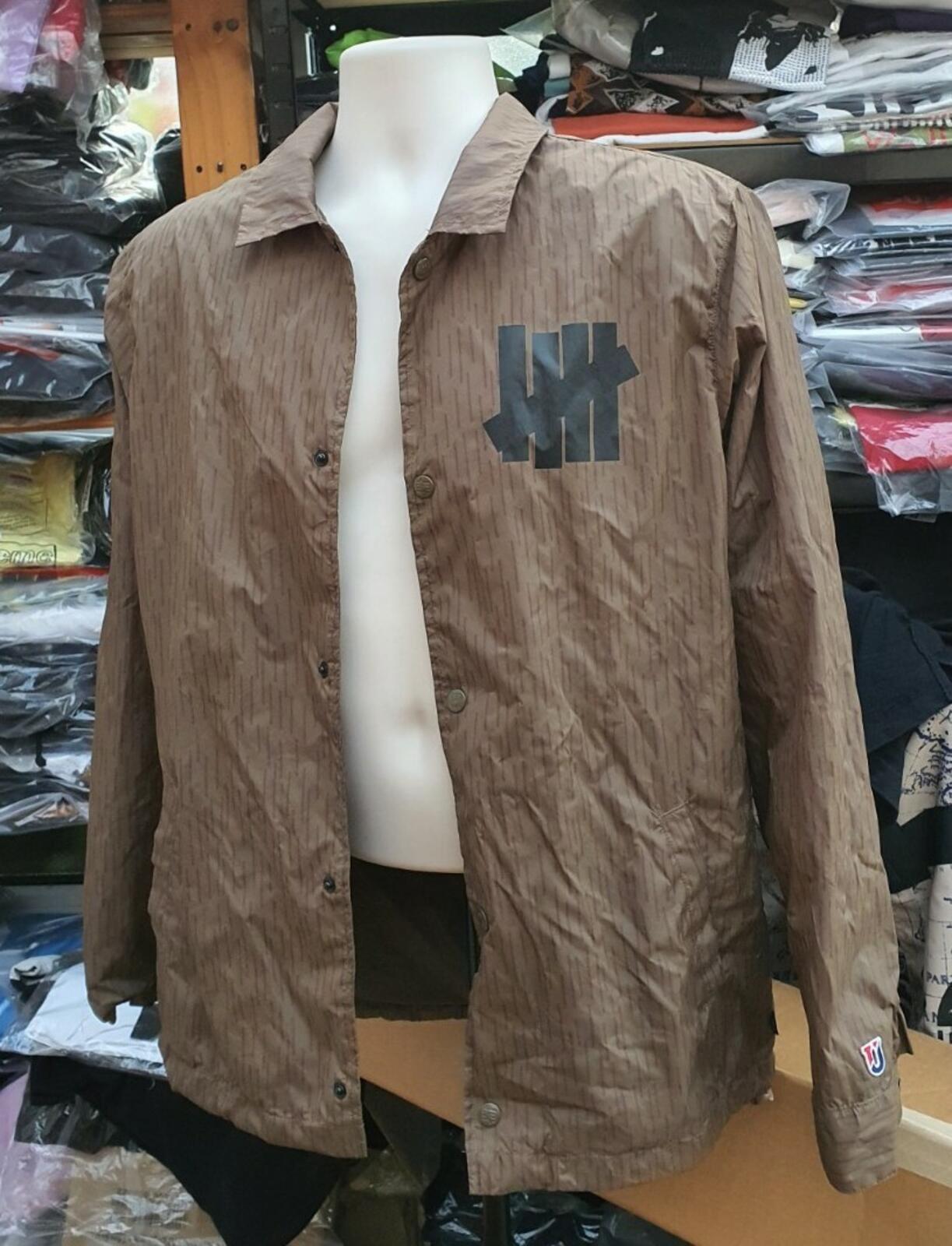 UNDEFEATED Bad Sports Coach Nylon Jacket size M