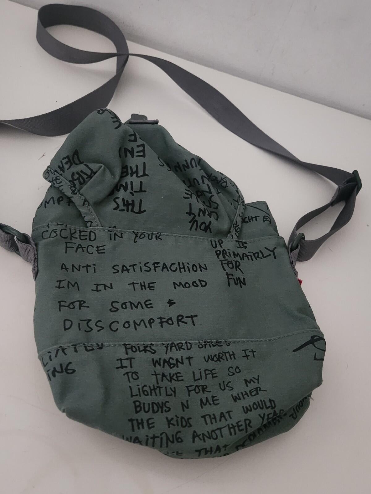 SS23 Supreme Field Side bag Shoulder Olive Gonz Water Resistant Gonzales Poems