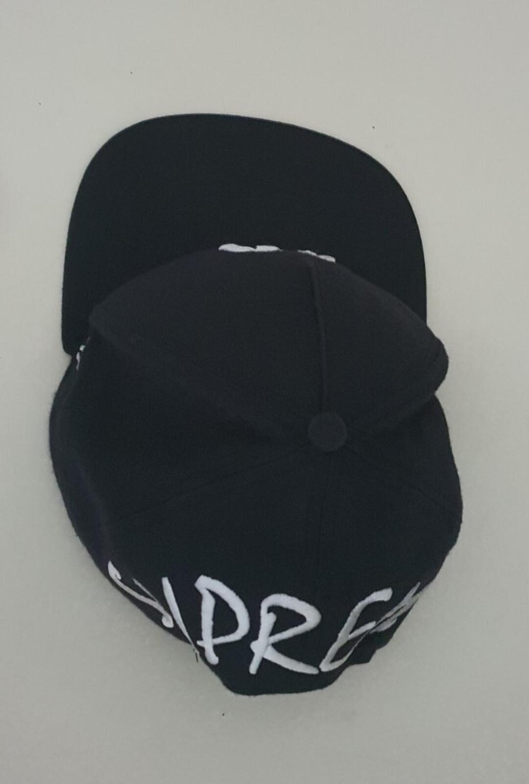 SS15 Supreme x Yankees x 47 brand navy 5-panel cap hat Rare Baseball