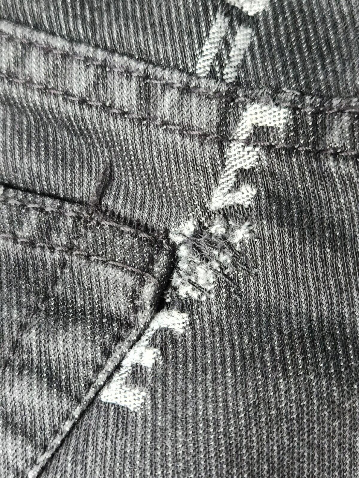FW20 Supreme Logo Stripe Jacquard Regular Jeans size 32 Black Jean Trousers