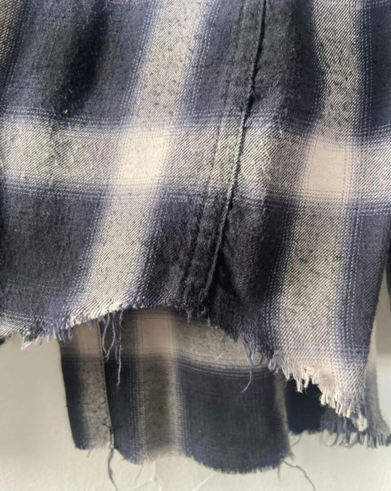 SS15 Supreme x Undercover Satin Hooded Flannel Shirt Black Size XL