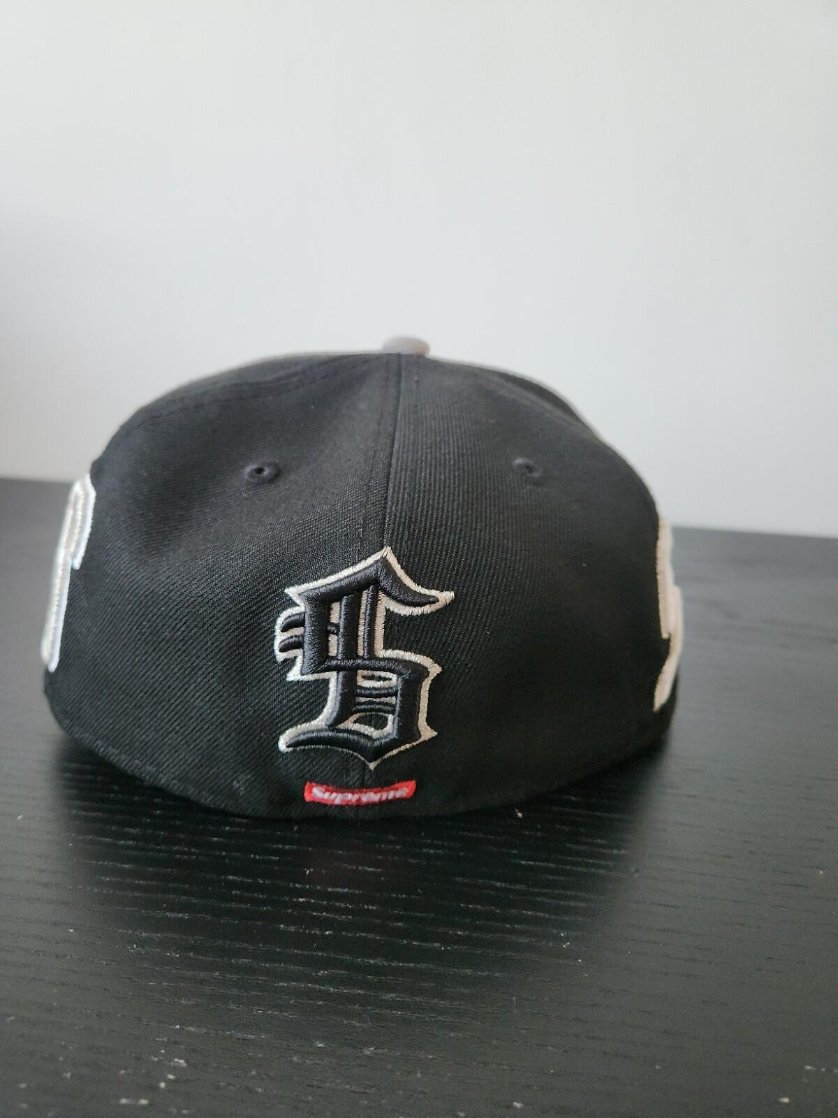 SS25 Supreme Multi S Logo New Era 59Fifty Fitted Cap Black 7 1/4