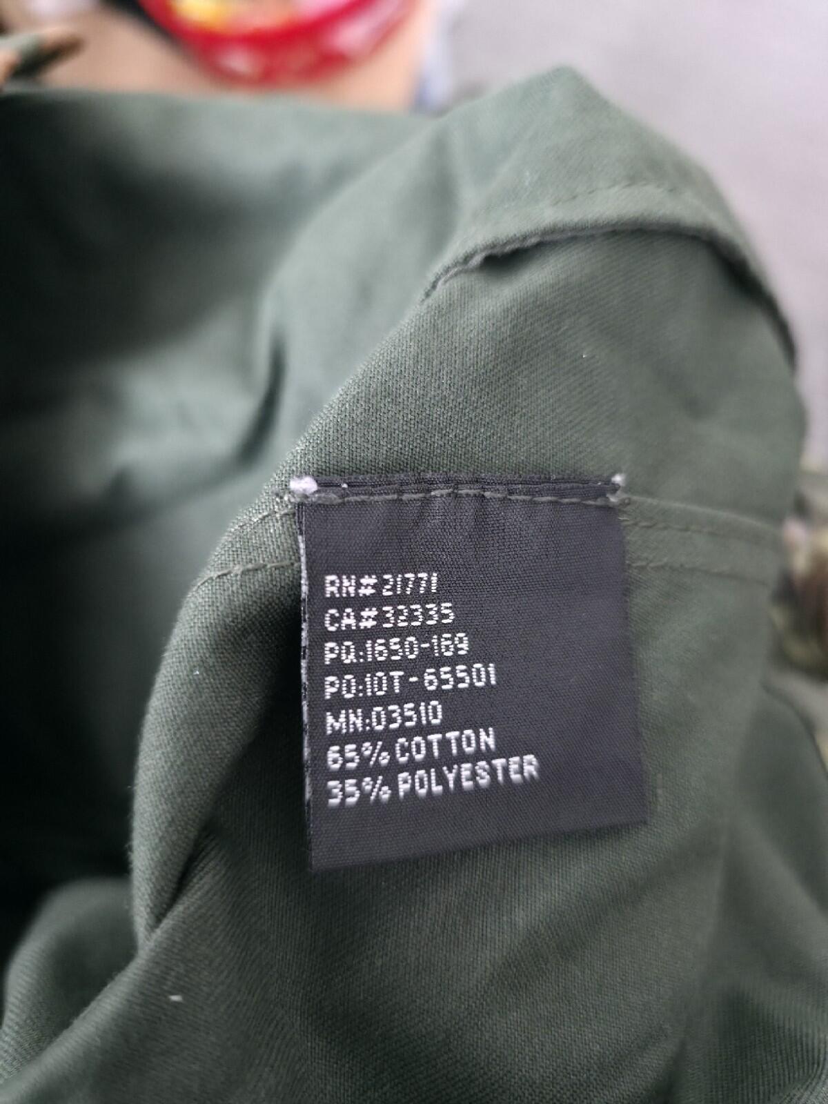 2001 Supreme M65 Jacke Deutsches Flecktarn Camo Größe L