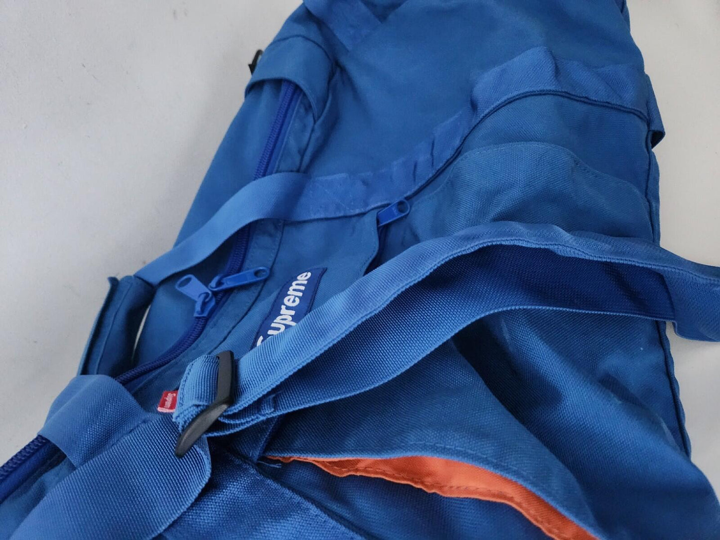 FW04 Supreme 40 Thieves XD Duffle Bag Blue Duffel Vintage 2004 Made In U.S.A