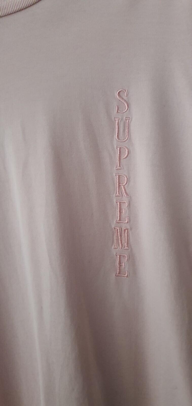 FW17 Supreme Overdyed L/S Top Pink Size XL