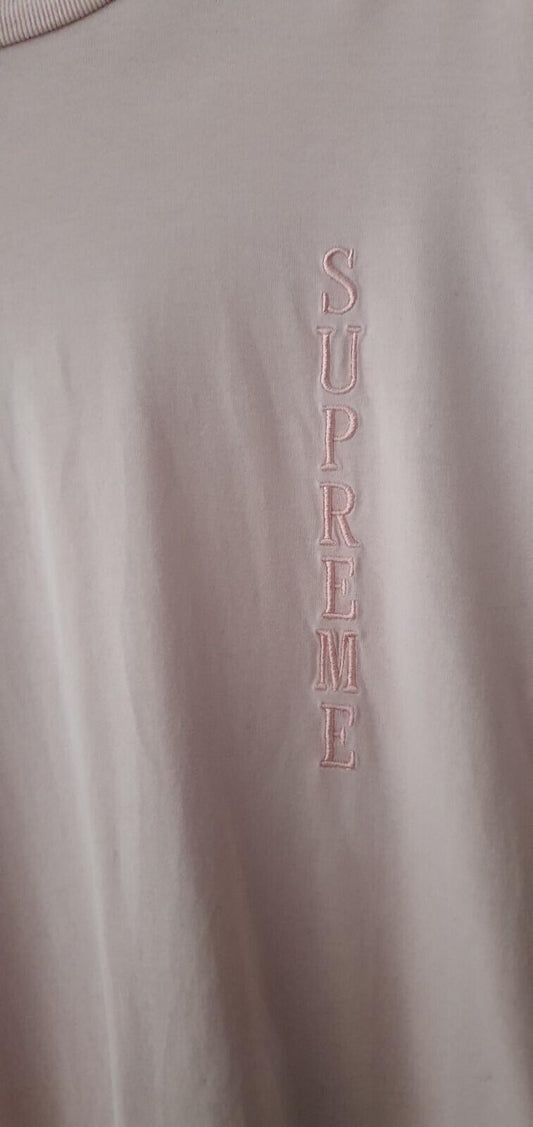 FW17 Supreme Overdyed L/S Top Pink Size XL