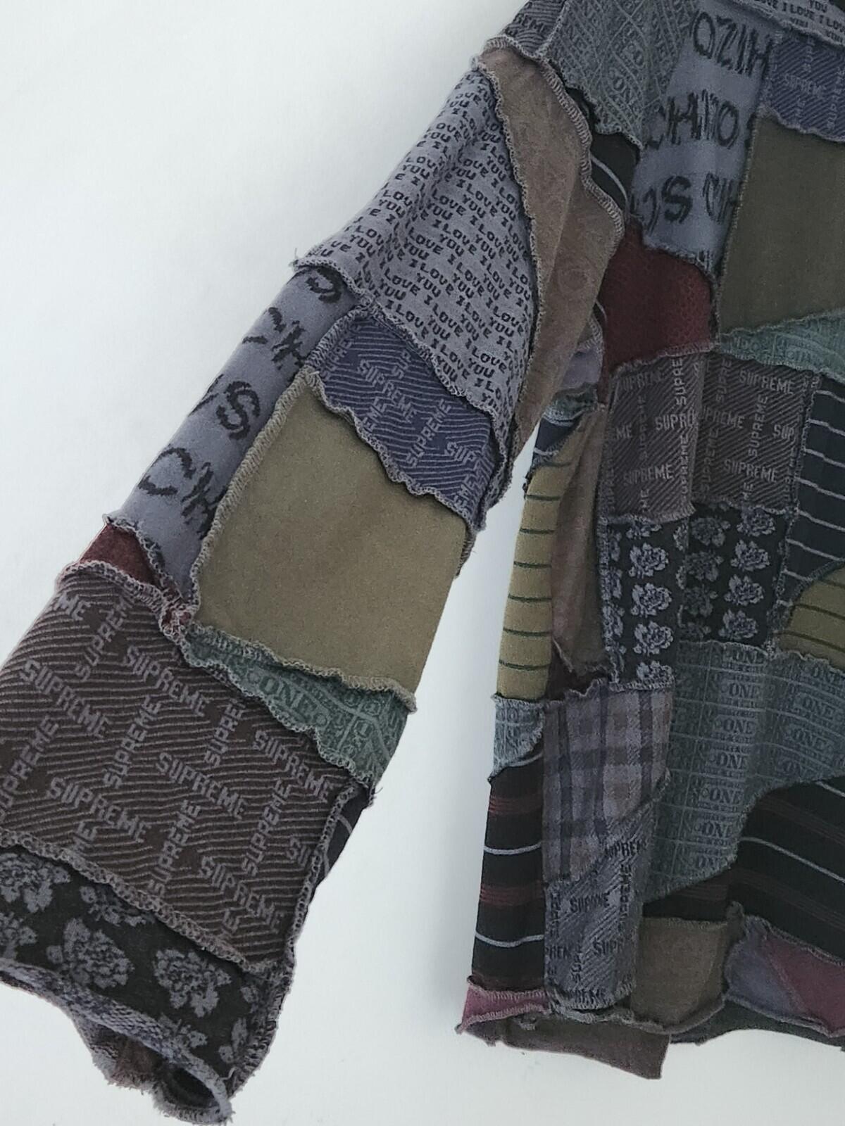 SS23 Supreme Patchwork Jacquard L/S sleeve L Large Jumper Crewneck XL
