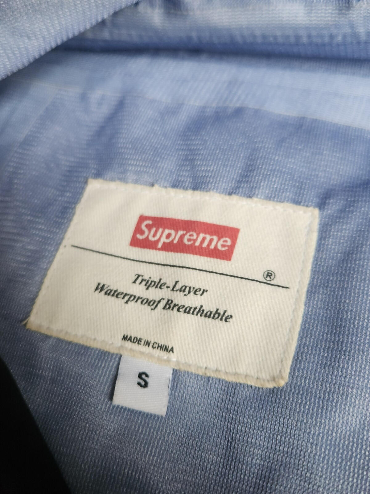 SS13 Supreme Taped Seam Fishtail Black jacket coat Parka Vintage 2013 Waterproof