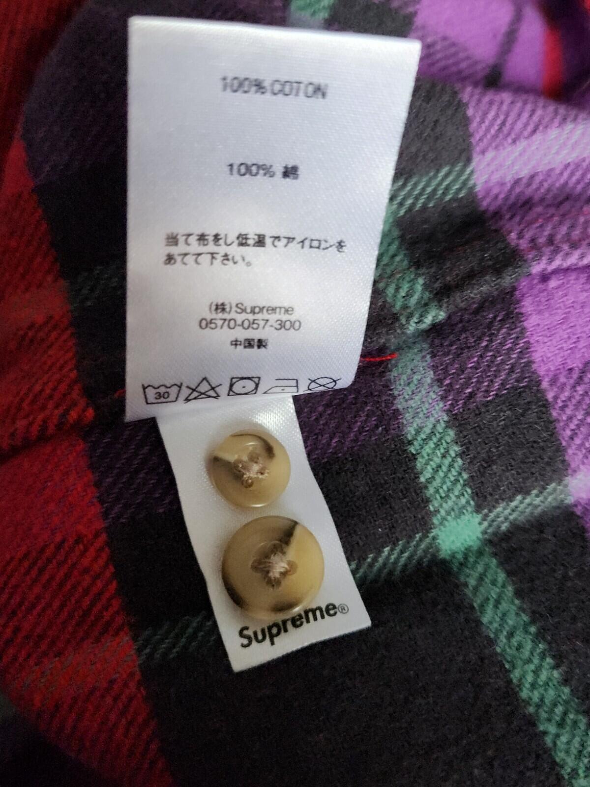 SS20 Supreme x Daniel Johnston plaid shirt red M Medium I KNOW SUPREME flannel