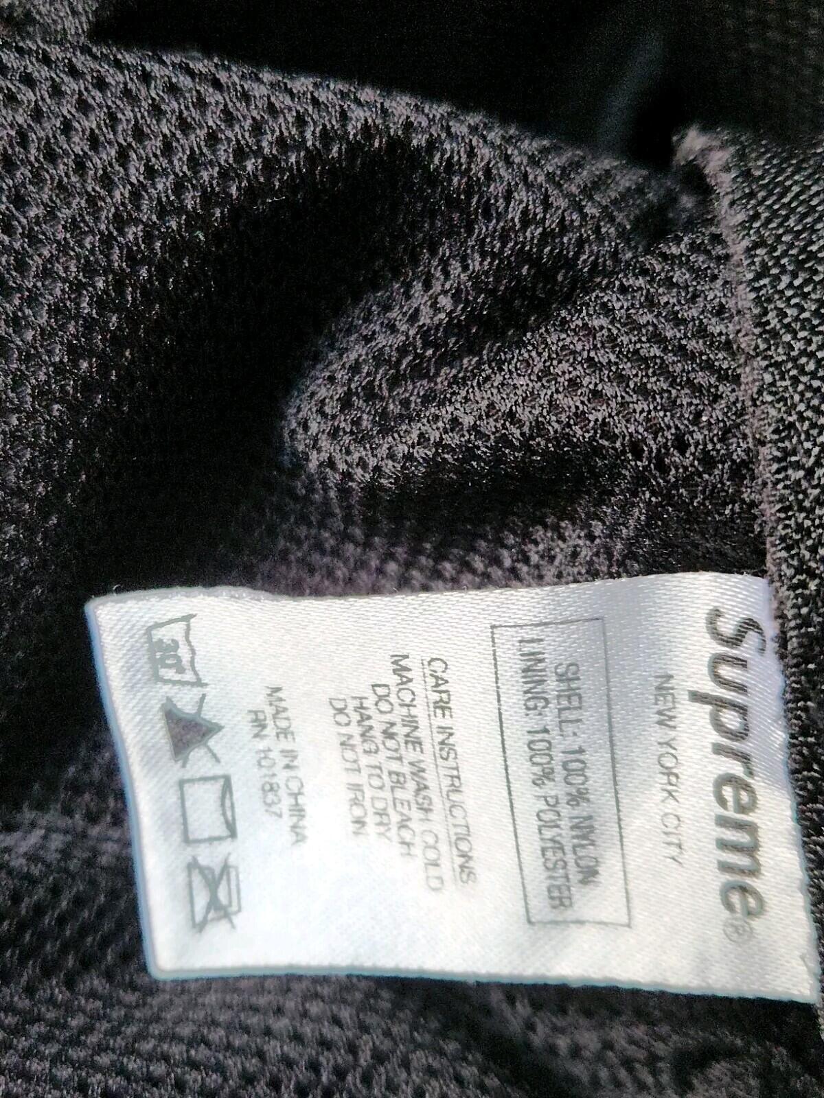 SS18 Supreme Court Zip Pull Pullover Jacket Black Size L Water Resistant