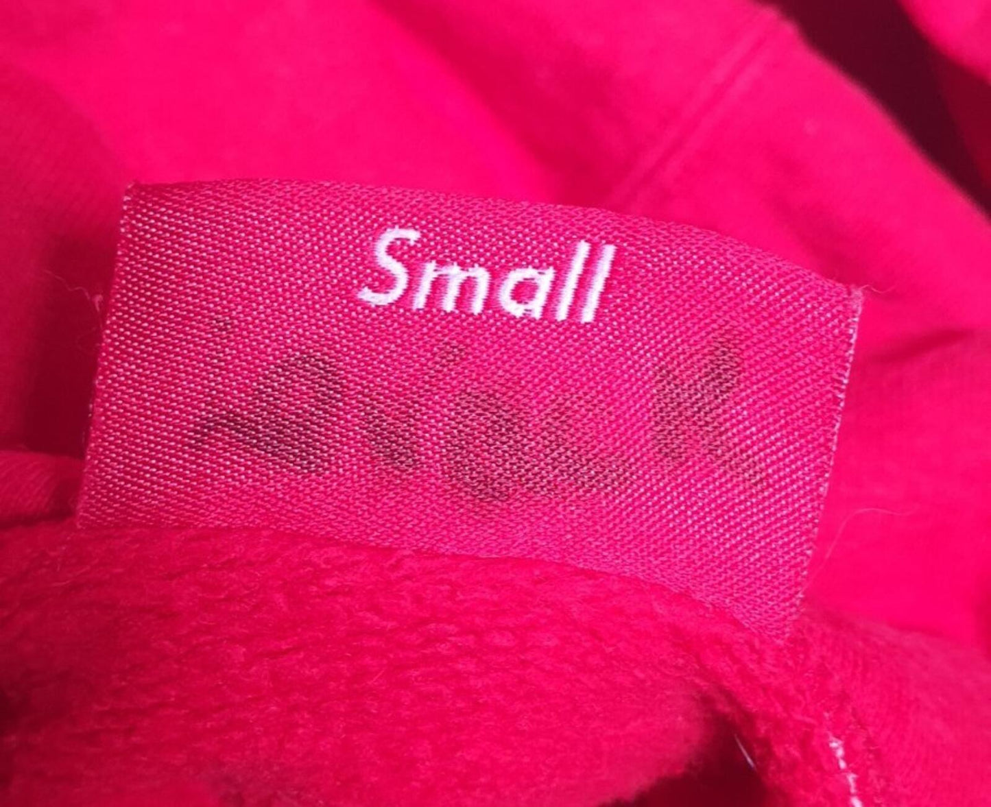 SS19 Supreme Set In Hooded Sweatshirt roter Hoodie Größe S small