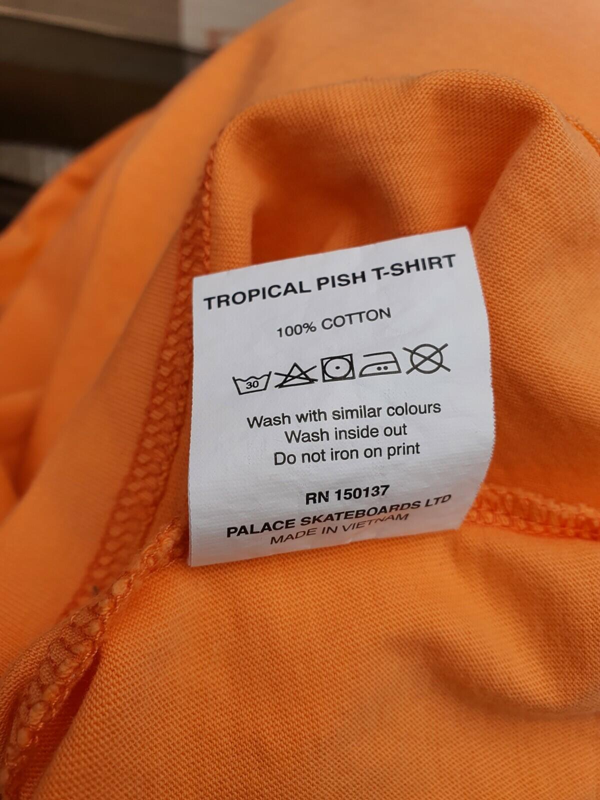 SS17 Palace Tropical Pish tee orange T-shirt Orange Size S